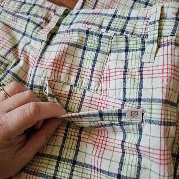 Brixton Plaid Victory Straight Chino Pants - Picture 8 of 9